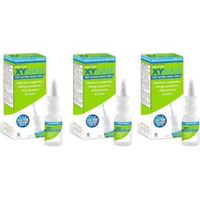 Xynase Natural Saline Nasal Spray with Xylitol - Relieves Nasal Congestion, Dry Nose, Allergy Symptoms, Sinus Pressure (0.75 fl oz Each) 3 Pack in Saudi Arabia