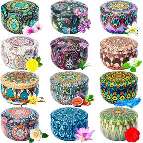 Scented Candles Gift Set 2.5oz Scented Candles, Natural Soy Wax Candles, Portable Travel Canned Scented Candles, Family Scented Decoration Gifts, Birthday Lover Christmas (12pcs) in Saudi Arabia