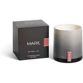 MARIL Travel 4 oz Soy Wax and Tin Metal Lidded Vessel Candle, Vetiver & Timur Pepper in Kuwait
