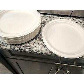 EcoSentrik 100% Biodegradable plates in Kuwait