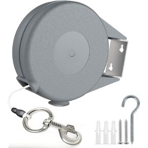 كيبل ربط للكلاب الصغيرة والكبيرة بوزن 15-60 باوند - 30 قدم قابل للسحب بطول 30 قدم رائع للفناء والحديقة - بكرة كيبل متينة قابلة للسحب لـ 70000 دورة - بانتظار الحصول على براءة اختراع in Kuwait