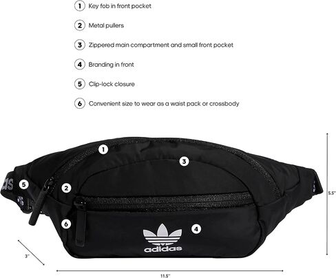 adidas Originals National Waist Pack, One Size in Saudi Arabia