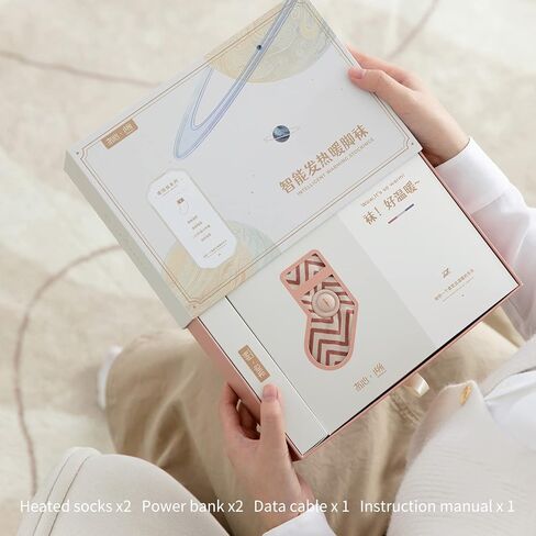 جوارب ساخنة للرجال والنساء، جوارب تسخين كهربائية قابلة لإعادة الشحن بقدرة 4000 مللي أمبير في الساعة، جوارب تسخين تعمل بالبطارية قابلة للغسل للشتاء/النوم/الداخل/الطقس البارد، جوارب حرارية لتدفئة القدم in Kuwait