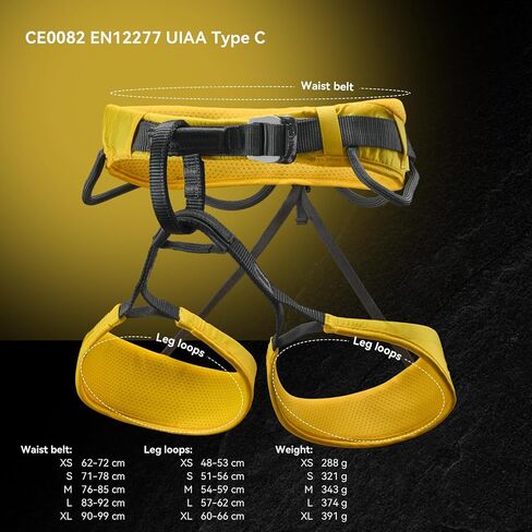 KAILAS Airo Rock Climbing Harness Men Roofing Harnesses Rescue Mountaineering Safety Belt Women Comfortable Lightweight in Kuwait