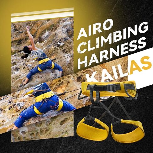 KAILAS Airo Rock Climbing Harness Men Roofing Harnesses Rescue Mountaineering Safety Belt Women Comfortable Lightweight in Kuwait