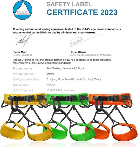 KAILAS Airo Rock Climbing Harness Men Roofing Harnesses Rescue Mountaineering Safety Belt Women Comfortable Lightweight in Kuwait