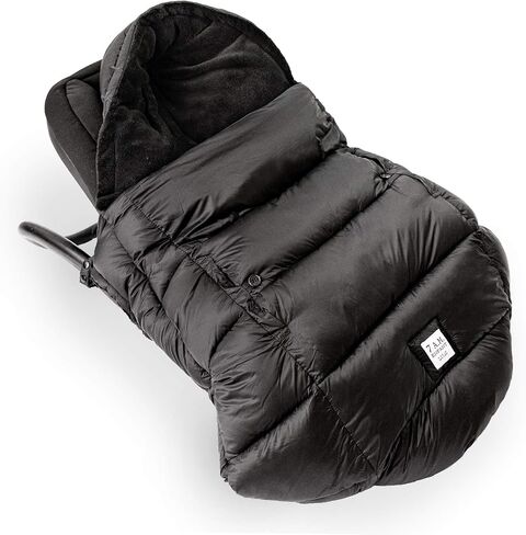 7AM Enfant Baby Carrier Cover - K-Poncho Universal Winter Ultra Soft Plush Lining, Multifunction Stroller & Car Seat Blanket Cover, Water Repellent Bunting Bag for Cold Weather | 0-3T in Kuwait