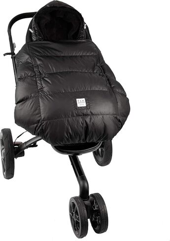 7AM Enfant Baby Carrier Cover - K-Poncho Universal Winter Ultra Soft Plush Lining, Multifunction Stroller & Car Seat Blanket Cover, Water Repellent Bunting Bag for Cold Weather | 0-3T in Kuwait