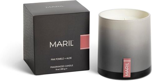 MARIL Travel 4 oz Soy Wax and Tin Metal Lidded Vessel Candle, Vetiver & Timur Pepper in Kuwait
