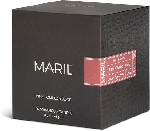 MARIL Travel 4 oz Soy Wax and Tin Metal Lidded Vessel Candle, Vetiver & Timur Pepper in Kuwait