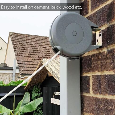 كيبل ربط للكلاب الصغيرة والكبيرة بوزن 15-60 باوند - 30 قدم قابل للسحب بطول 30 قدم رائع للفناء والحديقة - بكرة كيبل متينة قابلة للسحب لـ 70000 دورة - بانتظار الحصول على براءة اختراع in Kuwait