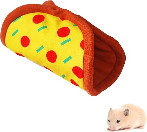nuatpetin غينيا خنزير وسادة النوم السرير، دافئ الهامستر نفق أنبوب مخبأ قابل للغسل الحيوانات الأليفة الصغيرة النوم حصيرة قفص الملحقات، لينة الحيوانات الصغيرة عش موائل الفئران الأنفاق وأنابيب للقنفذ شينشيلا الأرنب in Kuwait