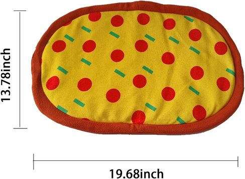 nuatpetin غينيا خنزير وسادة النوم السرير، دافئ الهامستر نفق أنبوب مخبأ قابل للغسل الحيوانات الأليفة الصغيرة النوم حصيرة قفص الملحقات، لينة الحيوانات الصغيرة عش موائل الفئران الأنفاق وأنابيب للقنفذ شينشيلا الأرنب in Kuwait