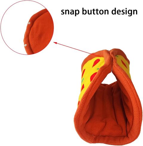 nuatpetin غينيا خنزير وسادة النوم السرير، دافئ الهامستر نفق أنبوب مخبأ قابل للغسل الحيوانات الأليفة الصغيرة النوم حصيرة قفص الملحقات، لينة الحيوانات الصغيرة عش موائل الفئران الأنفاق وأنابيب للقنفذ شينشيلا الأرنب in Kuwait