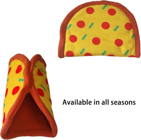 nuatpetin غينيا خنزير وسادة النوم السرير، دافئ الهامستر نفق أنبوب مخبأ قابل للغسل الحيوانات الأليفة الصغيرة النوم حصيرة قفص الملحقات، لينة الحيوانات الصغيرة عش موائل الفئران الأنفاق وأنابيب للقنفذ شينشيلا الأرنب in Kuwait