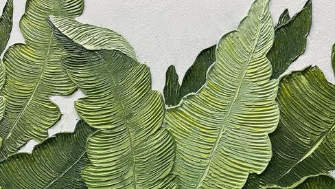 YaSheng Art-Canvas Wall Art with 3D Hand Painted Textured Modern Large Oil Painting Contemprary Aesthetic Floral Pictures for Living Room Bedroom DinningDecor (24x48inch, YS170) in Kuwait