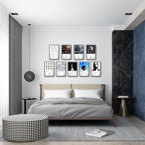 يانغاو ملصق البوم موسيقى دريك تيك كير سكوربين فيوز سو فار غون شكرا مي لاحقا (بدون اطار، 8 × 12 انش - 9 قطع) in Kuwait