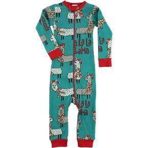 مجموعات بيجامة عائلية متطابقة من Lazy One للبالغين والمراهقين والأطفال والكلب (Fa La La Llama) in Kuwait