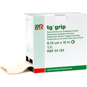 مقبض Lohmann & Rauscher Tg، مقاس E، 8.75 سم × 10 متر، ضمادة ضغط أنبوبية مطاطية لدعم خفيف ومريح، كم للالتواء والإجهاد وإصابات الأنسجة الرخوة، ستوكينيت صديق للبشرة in Kuwait