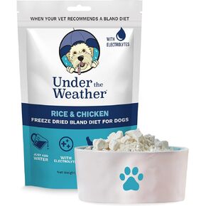 Under the Weather Bland Diet for Dogs | Easy to Digest for Sick Dogs | Always Be Ready | Contains Electrolytes - All Natural Freeze Dried 100% Human Grade Meats | 6 Pack - Multiflavor - 6oz