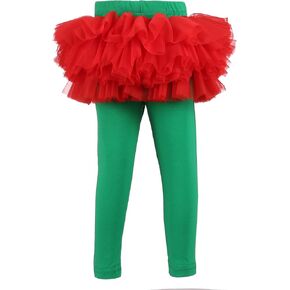 elamccor Baby Girls Tutu Leggings Infant Toddler Ankle Length Skirted Pants Footless Tights 0 Months-5T in Kuwait