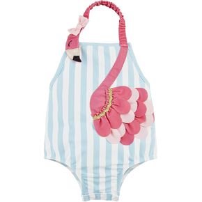 Mud Pie Girls Swimsuit, Flamingo