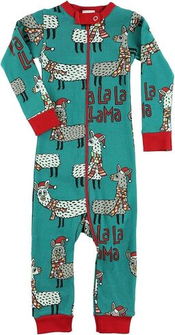 مجموعات بيجامة عائلية متطابقة من Lazy One للبالغين والمراهقين والأطفال والكلب (Fa La La Llama) in Kuwait