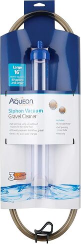 Aqueon Aquarium Siphon Vacuum Gravel Cleaner Large - 16 Inches in Saudi Arabia