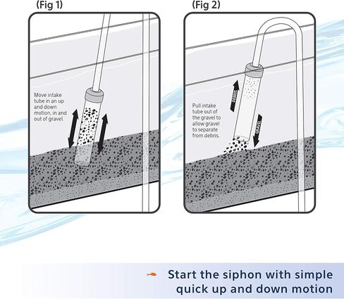 Aqueon Aquarium Siphon Vacuum Gravel Cleaner Large - 16 Inches in Saudi Arabia