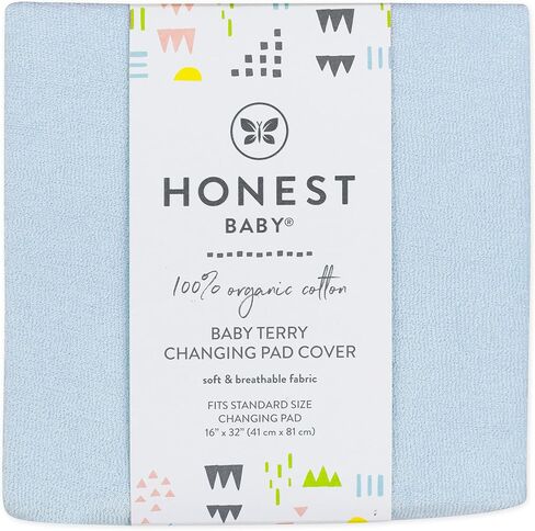 HonestBaby unisex baby Organic Cotton Changing Pad Cover and Toddler Sleepers, Bright White, One Size US in Saudi Arabia