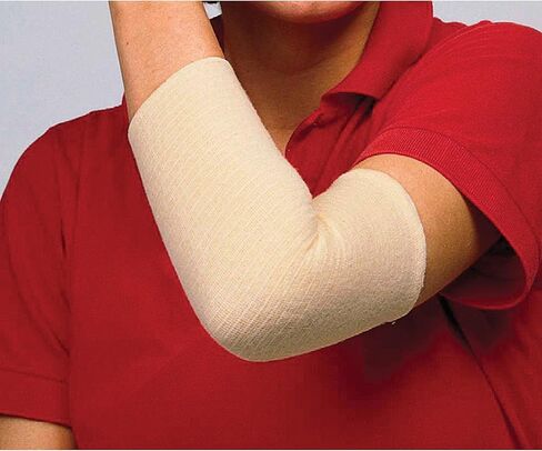 Lohmann & Rauscher Tg Grip, Size E, 8.75cm x 10m, Elasticated Tubular Compression Bandage for Light & Comfortable Support, Sleeve for Sprains, Strains, Soft Tissue Injuries, Skin Friendly Stockinette in Saudi Arabia