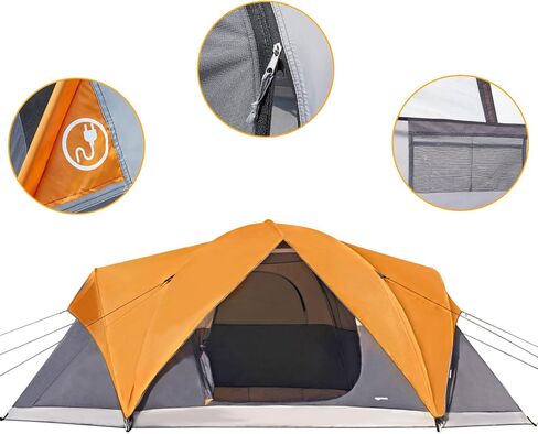 Amazon Basics Camping Tent, 3-Season Dome Design with Rainfly in Kuwait