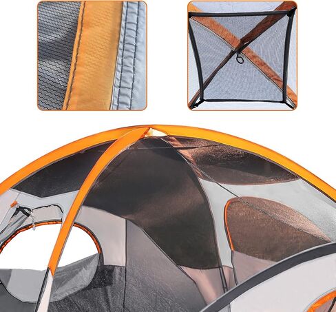 Amazon Basics Camping Tent, 3-Season Dome Design with Rainfly in Kuwait