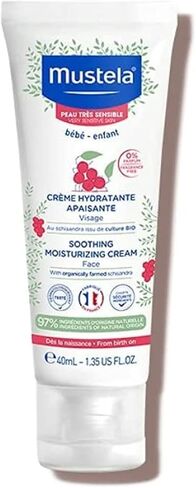 Mustela Baby Soothing Moisturizing Cream - Face Moisturizer for Very Sensitive Skin - with Natural Avocado & Schizandra Berry - Fragrance-Free - 1.35 fl. oz. in Saudi Arabia