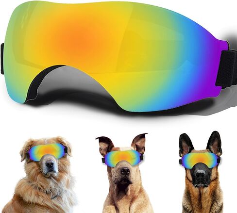 Small Dog Sunglasses, Dog Goggles with Adjustable Strap, UV Protection, Winproof, Snowproof in Saudi Arabia