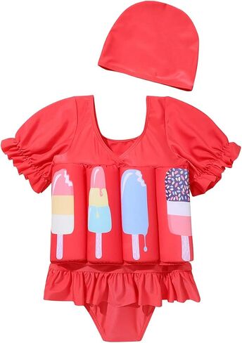 IBTOM CASTLE Baby Boy Girls One-Piece Swimsuit Summer Suit Holiday Beach Sport Bathing Suit Swimwear Swim Vest in Saudi Arabia