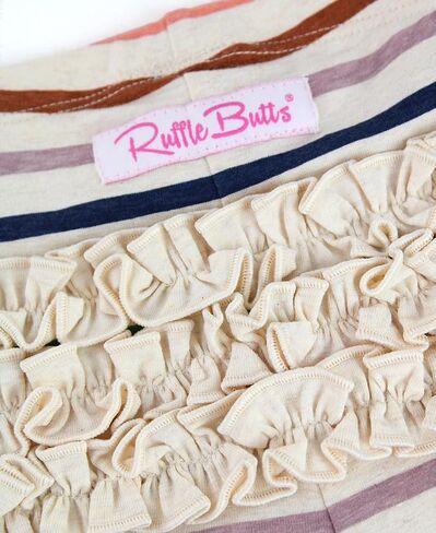 RuffleButts® سروال كابري قابل للتمدد للفتيات الصغيرات/الرضع مع فيونكة in Saudi Arabia