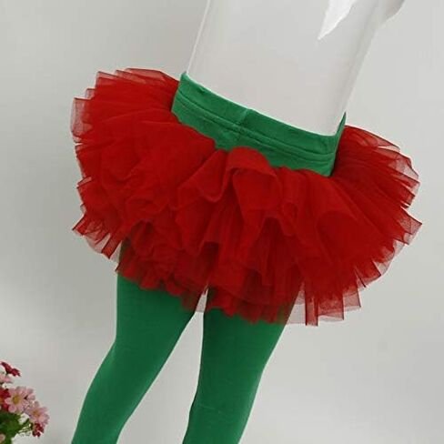 elamccor Baby Girls Tutu Leggings Infant Toddler Ankle Length Skirted Pants Footless Tights 0 Months-5T in Kuwait