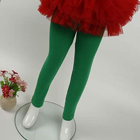 elamccor Baby Girls Tutu Leggings Infant Toddler Ankle Length Skirted Pants Footless Tights 0 Months-5T in Kuwait