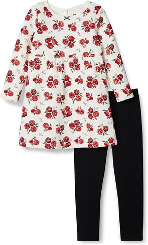 Hudson Baby Unisex Baby Quilted Cotton Dress and Leggings in Kuwait