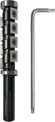 FOX DISCOVERY لقمة توجيه حلزونية ذات ساق 1/2 بوصة مع محمل مزدوج، صفين in Kuwait