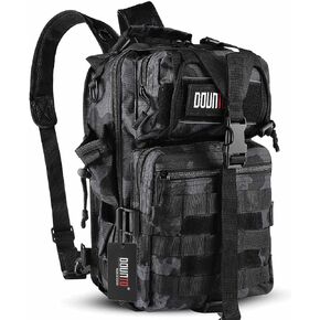 DOUNTO Tactical Backpack Medium EDC DayPack Military Molle Backpacks Bag Outdoor Rucksack for Fishing Hunting Camping (ACU Digital)