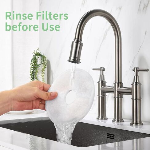 8 Pack Cat Water Fountain Replacement Filters Fit for 3L Flower Water Dispenser Automatic Pet Dog Cat Fountain Filter in Kuwait