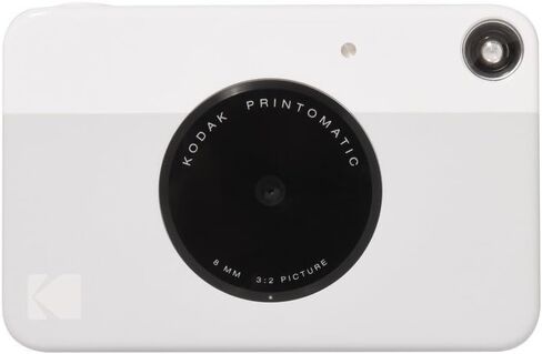 Kodak Printomatic Instant Camera (Grey) Gift Bundle + Zink Paper (20 Sheets) + Case + 100 Sticker Border Frames + Hanging Frames + Album in Saudi Arabia