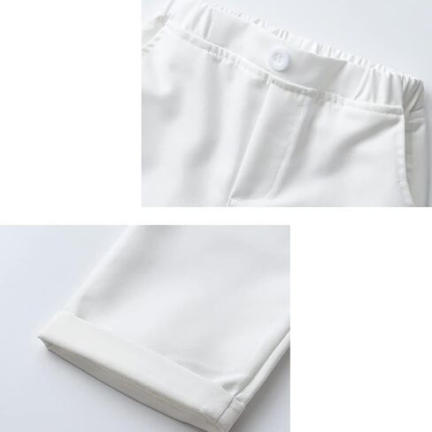 IDOPIP طفل أطفال طفل بنين ملابس الخريف الشتاء قميص طويل الأكمام مع ربطة عنق + سترة صدرية + السراويل الطويلة وزرة الملابس in Kuwait