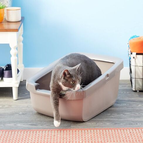 Catit Cat Litter Large Pan, Gray, 58702 in Saudi Arabia