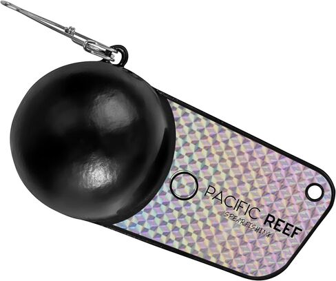 PacificReef® Downrigger Weight Pancake Style Coated Ball [6lbs, 8lbs, 10lbs, 12lbs, 15lbs] - Sinker for Downriggers Weight Pancake Oval Canon Ball with Protective Vinyl Coating for Salmon in Saudi Arabia