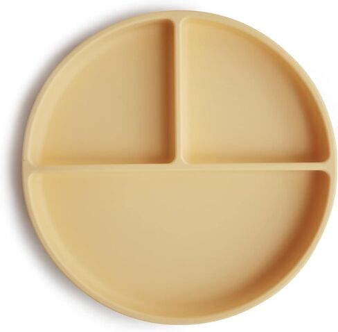mushie Silicone Suction Plate | BPA-Free Non-Slip Design (Ivory) in Saudi Arabia