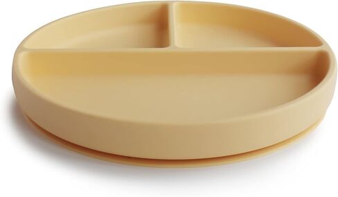 mushie Silicone Suction Plate | BPA-Free Non-Slip Design (Ivory) in Saudi Arabia