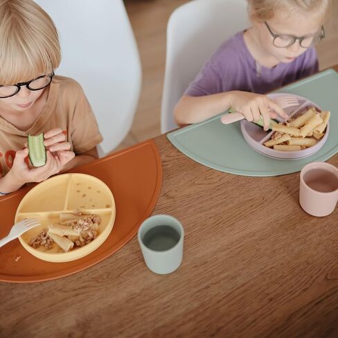 mushie Silicone Suction Plate | BPA-Free Non-Slip Design (Ivory) in Saudi Arabia